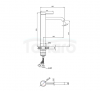 INVENA Bateria umywalkowa wysoka Kalitea BU-72-W01-V